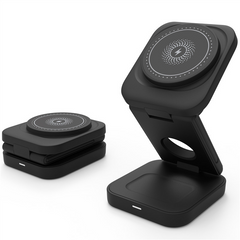3-in-1 Magnetic Wireless Charging Station — iPhone, Apple Watch & AirPods